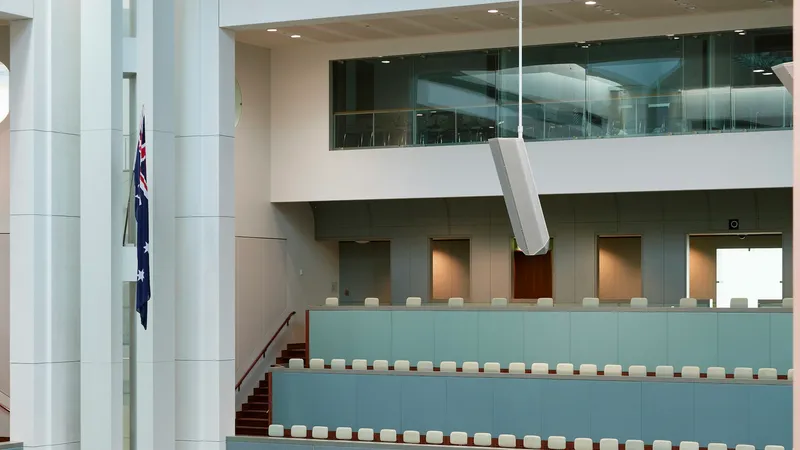 Seats in a council chamber